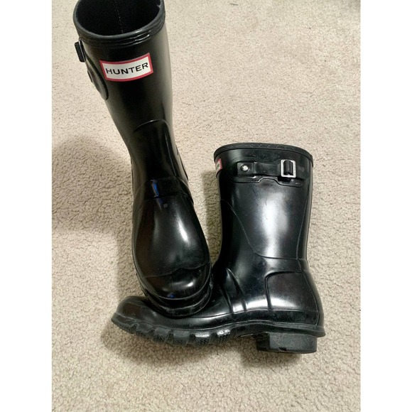 Hunter Shoes - Hunter Original Short Black Mid Rise Rain Boot